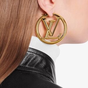 LV Golden Hoop Earrings